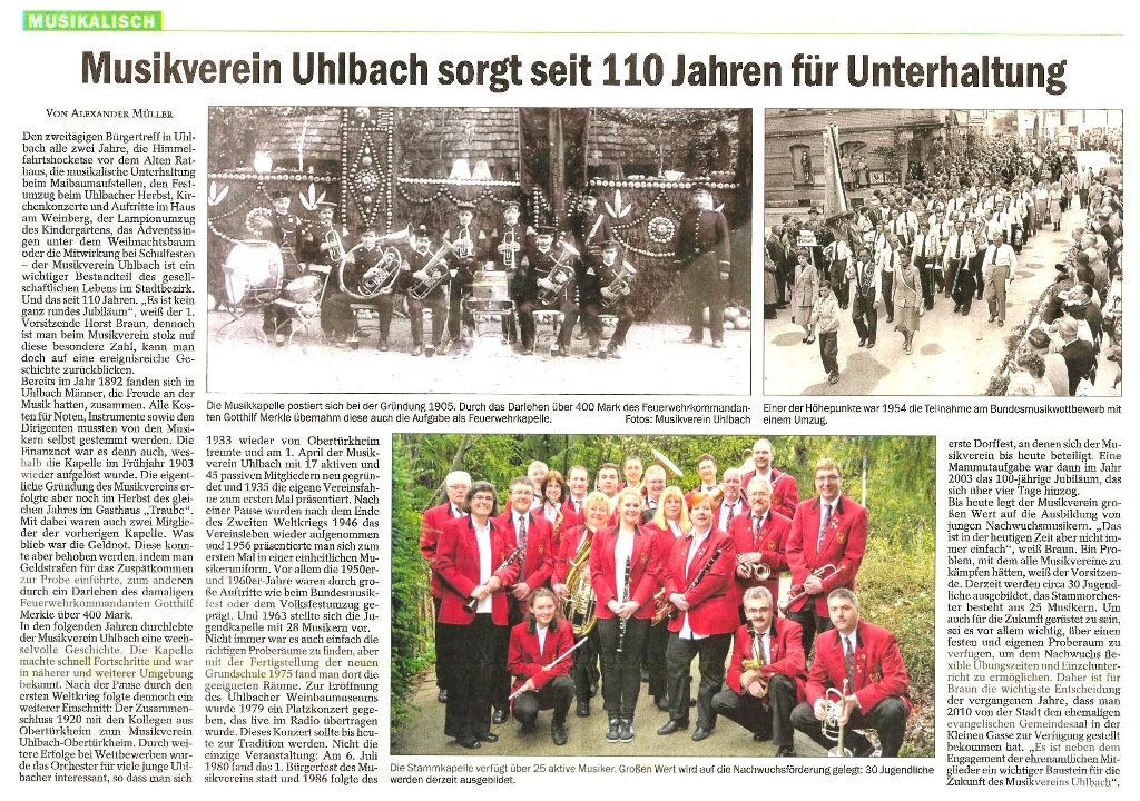 Artikel aus Untertürkheimer Zeitung 16.05.13