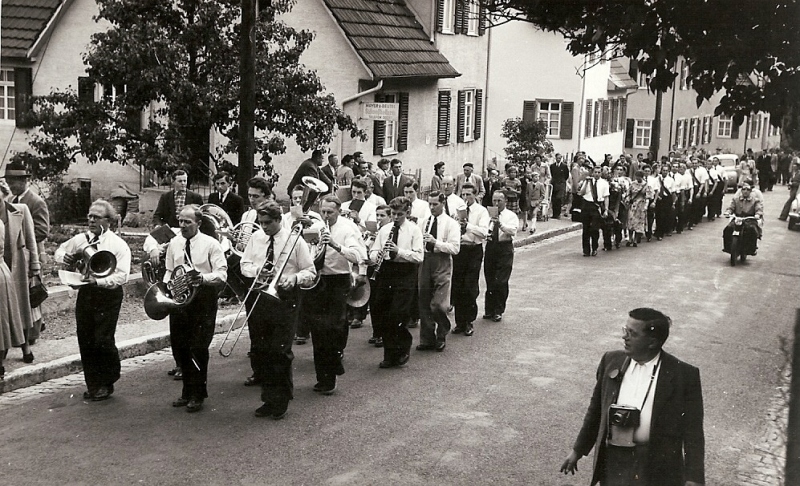 Umzug bei Kirchweih 1953