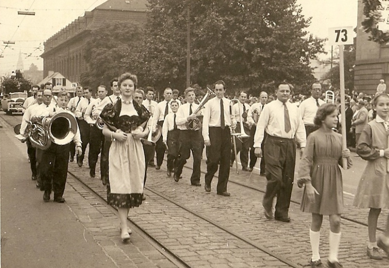 Volksfestumzug 1955